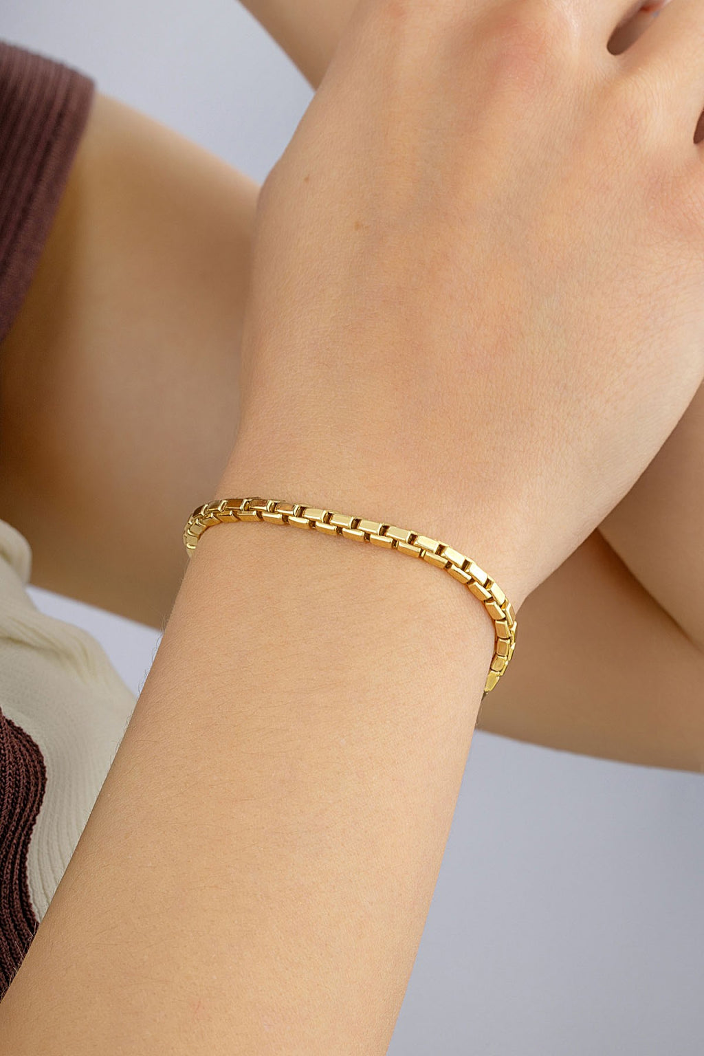 14K Elegant Chain Gold Bracelet