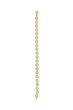 14K Wide Chain Gold Bracelet