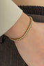 14K Black Dotted Bead Gold Bracelet