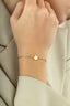 14K Paperclip Star Gold Bracelet