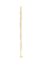 14K Gold Paperclip Bracelet