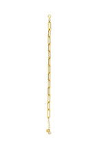 14K Paperclip Wide Gold Bracelet