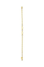 14K Mini White Star Chain Gold Bracelet