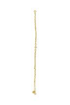 14K White Black Reversible Floral Gold Bracelet