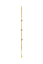 14K Soft Pink Chain Gold Bracelet