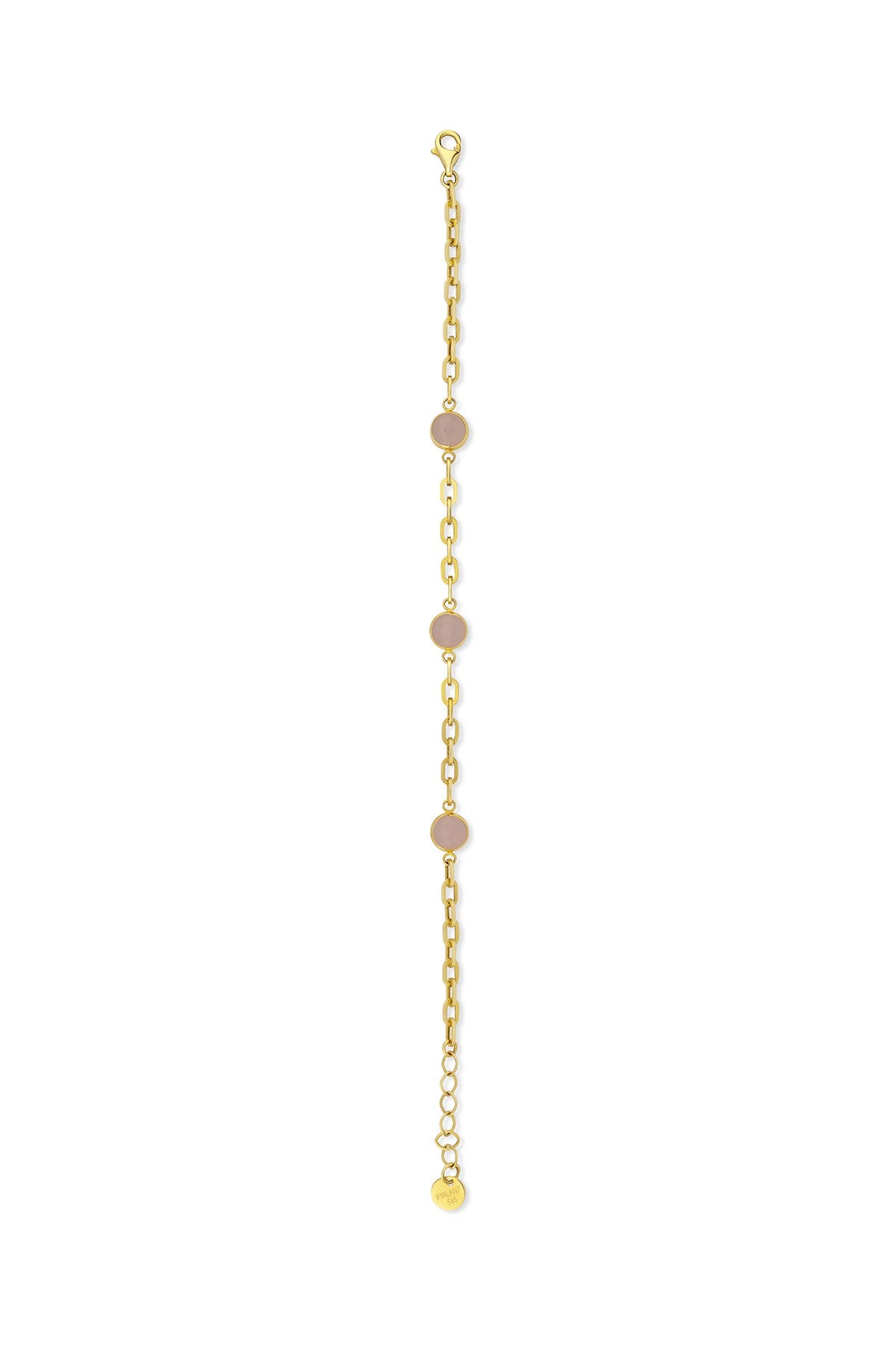 14K Soft Pink Chain Gold Bracelet