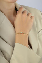 14K Bead Gold Bracelet