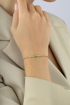 14K Bead Gold Bracelet