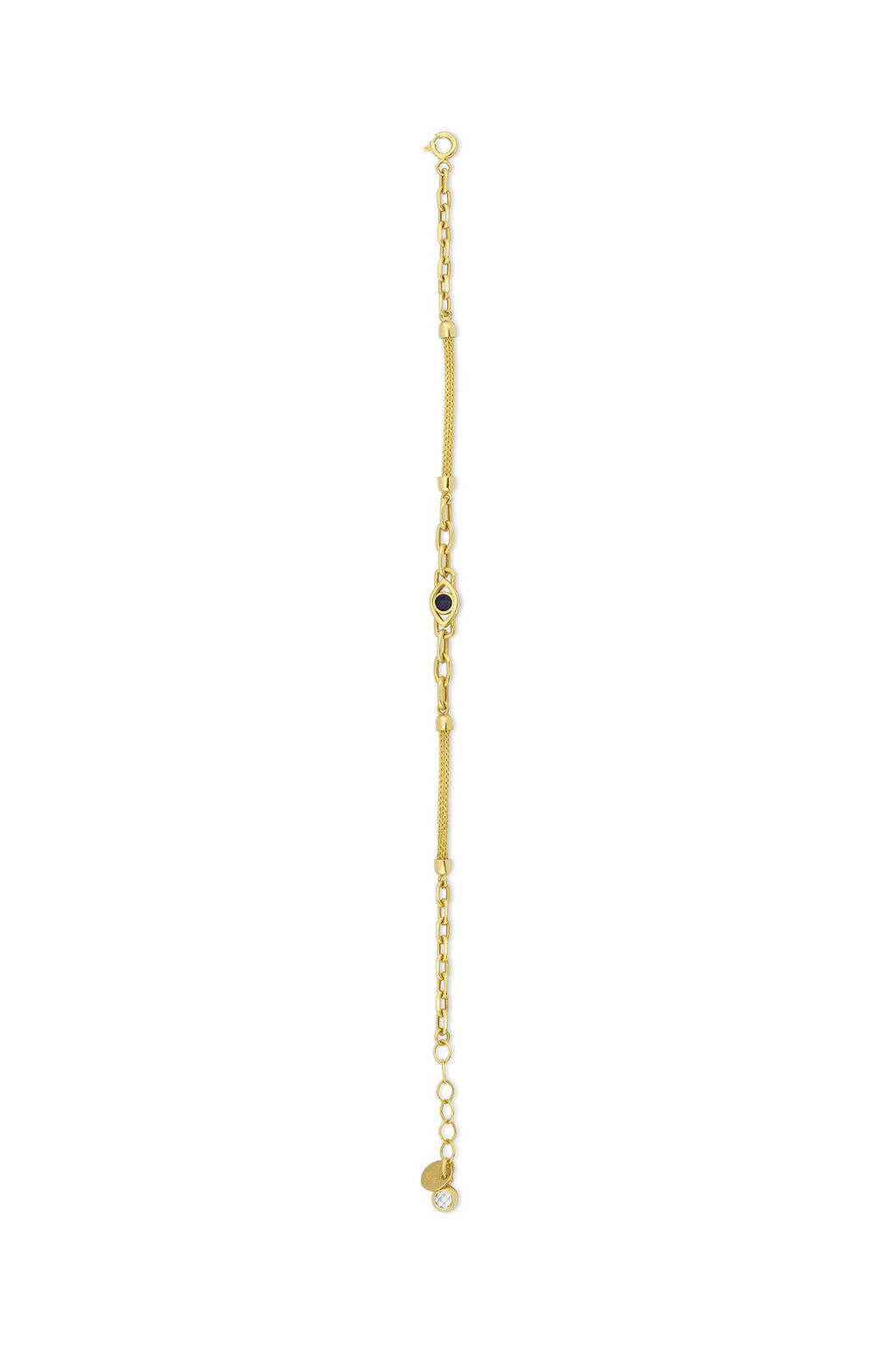 14K Reversible Eye Gold Bracelet