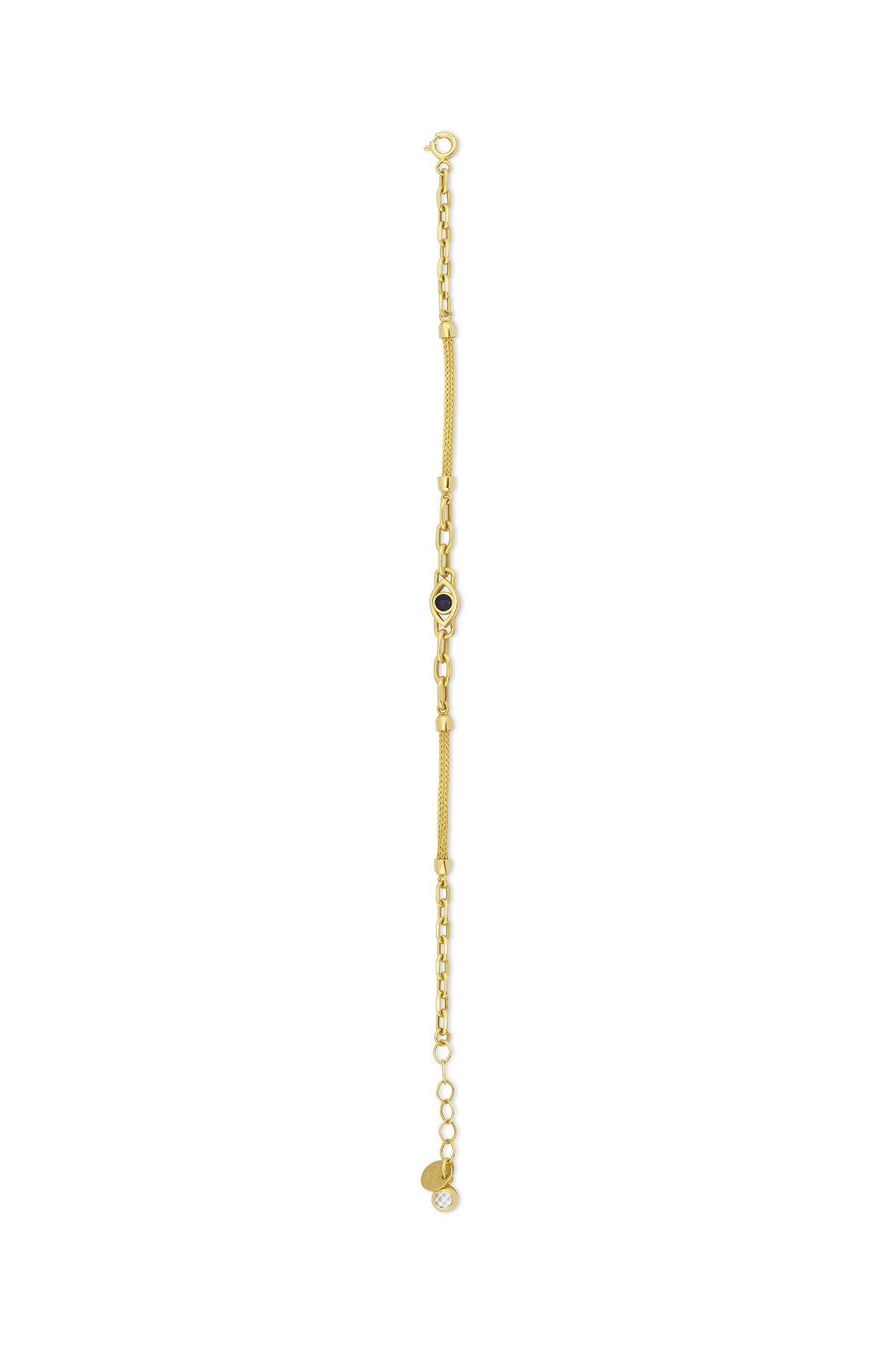 14K Reversible Eye Gold Bracelet
