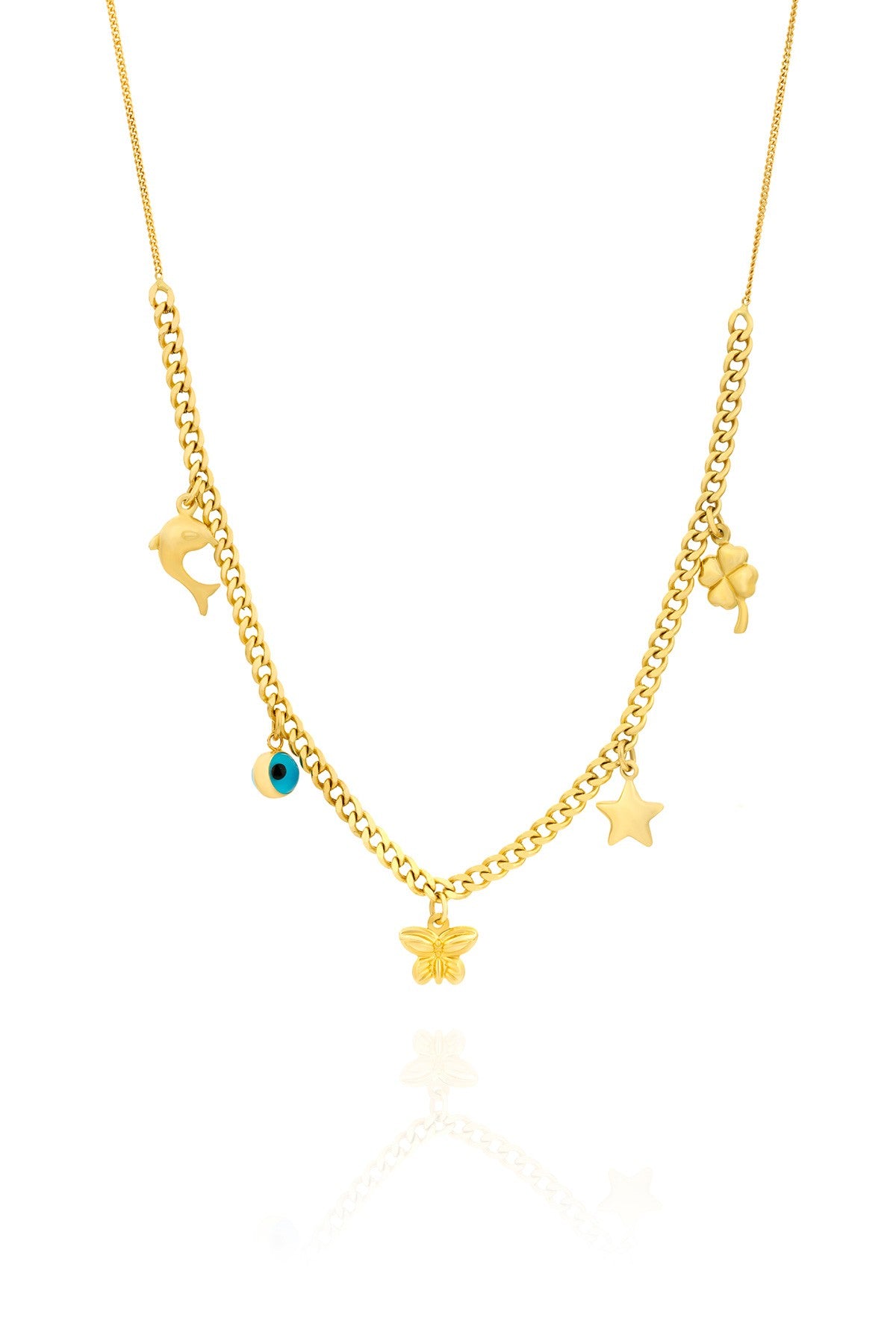 14K Motif Gold Necklace