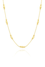 14K Bead Gold Necklace