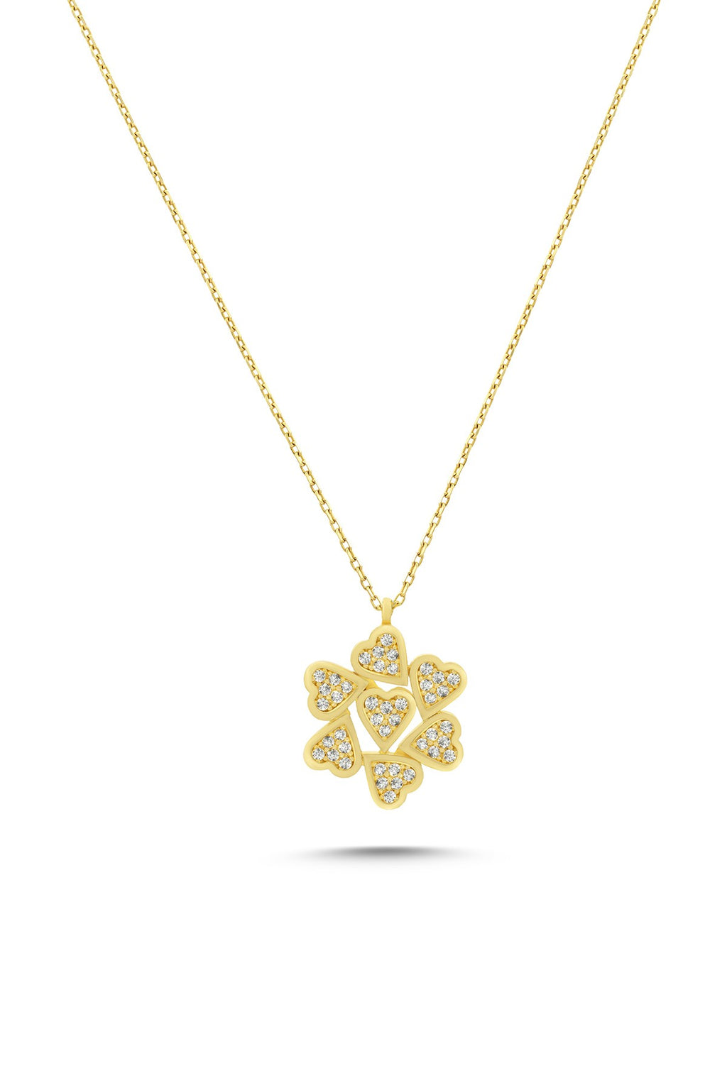 14K Heart Gold Necklace