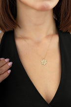 14K Heart Gold Necklace