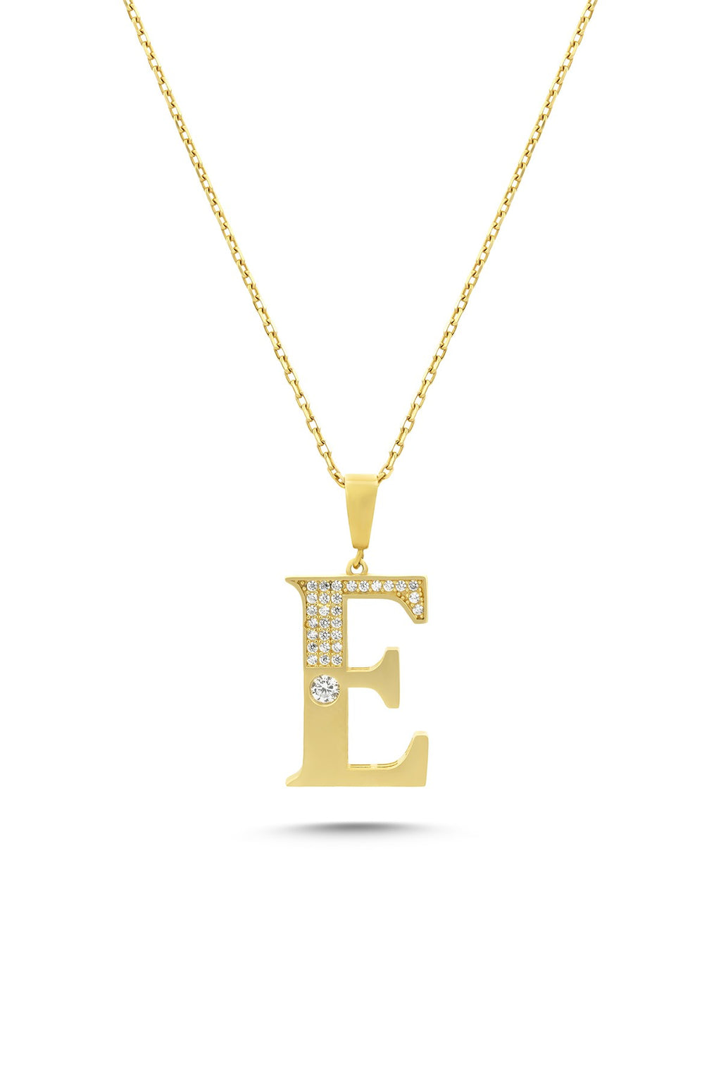 14K Stone-Set E Letteri Gold Necklace