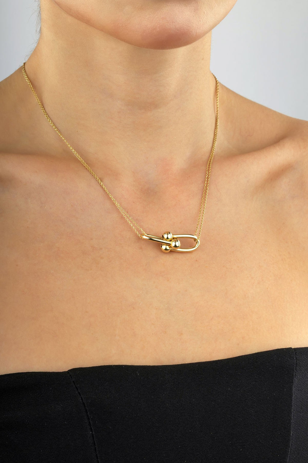 14K Slip-On Gold Necklace
