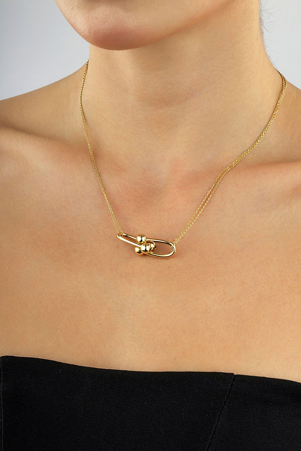 14K Slip-On Gold Necklace