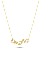 14K Geometric Gold Necklace