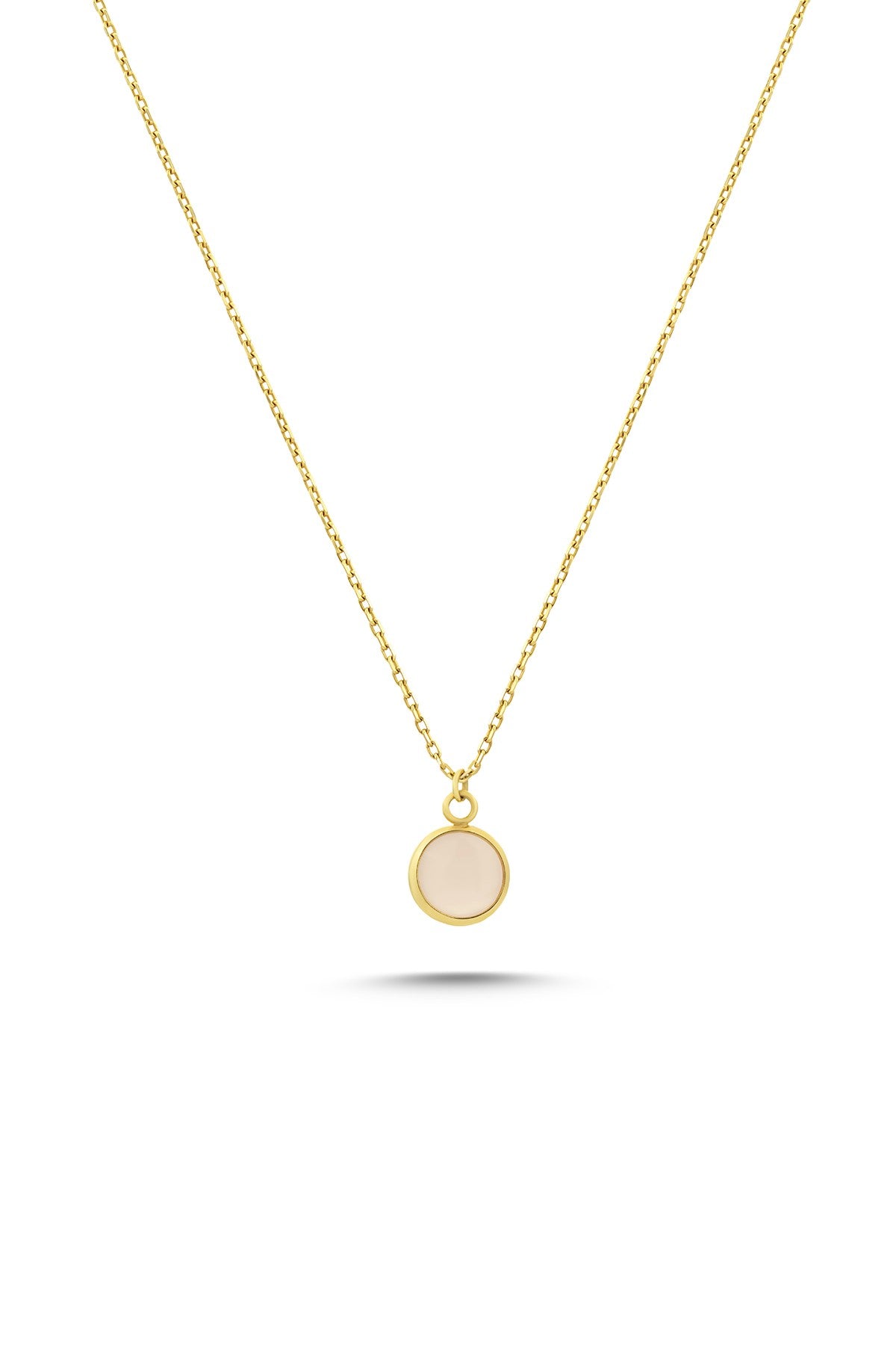 14K Stone-Set Gold Necklace