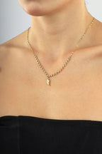 14K Wing Motif Gold Necklace