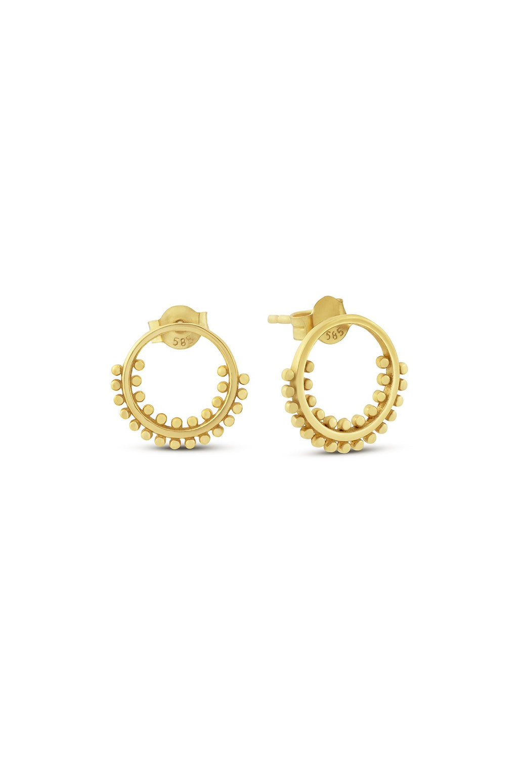 14K Row Gold Earrings