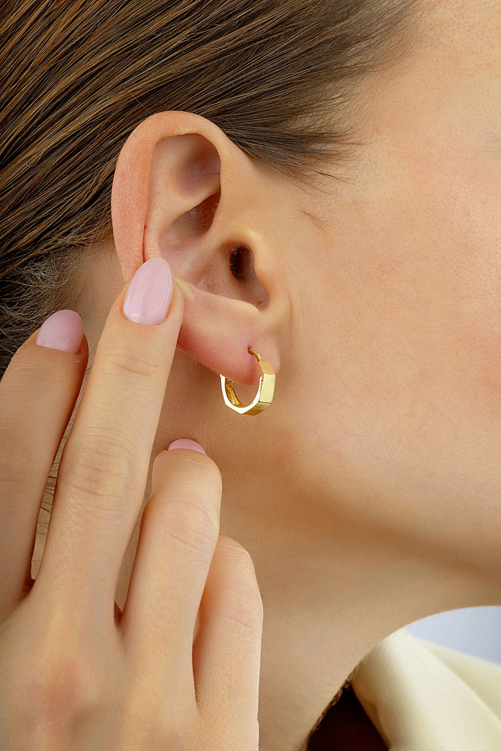 Geometric Gold Earrings