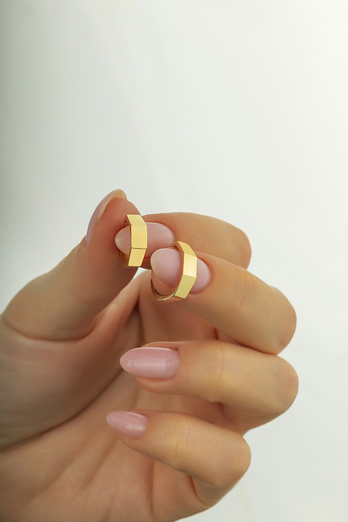 Geometric Gold Earrings