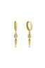 14K Modern Gold Earrings