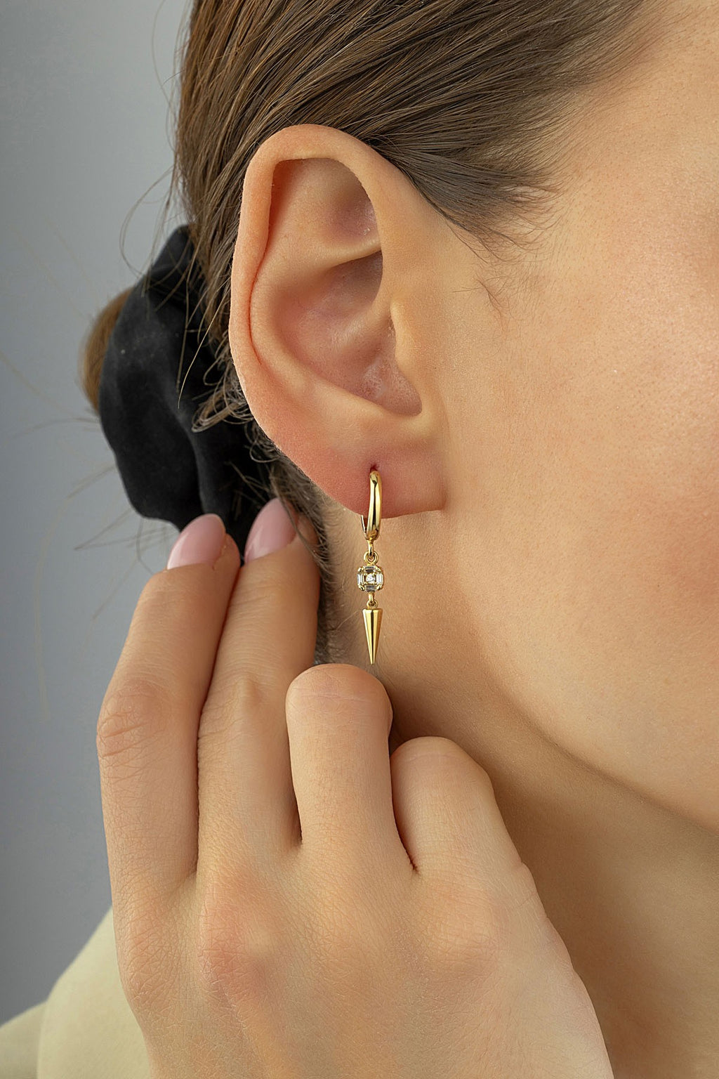 14K Modern Gold Earrings