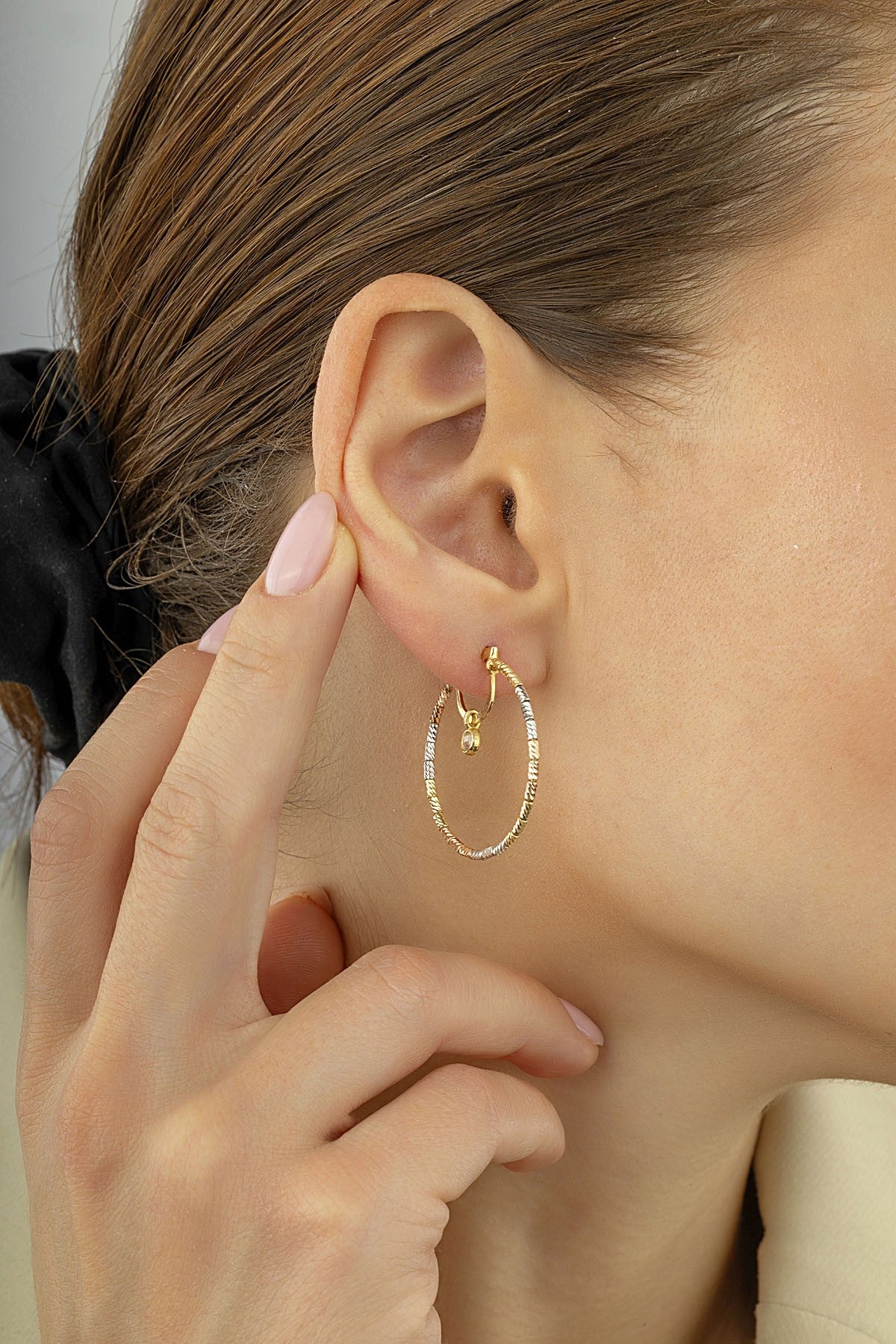 PIRLANT Gold Earrings Secondary image
