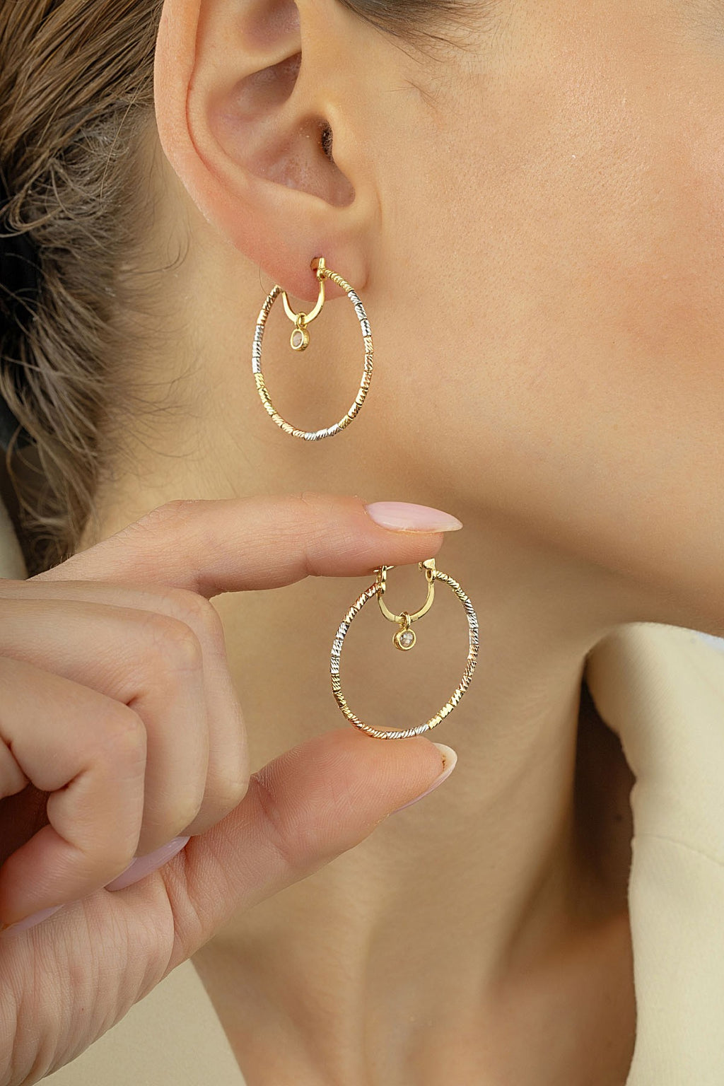 PIRLANT Gold Earrings