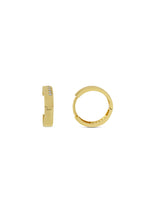 Stone-Set Gold Earrings