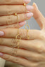 Drop Snake Gold Earrings