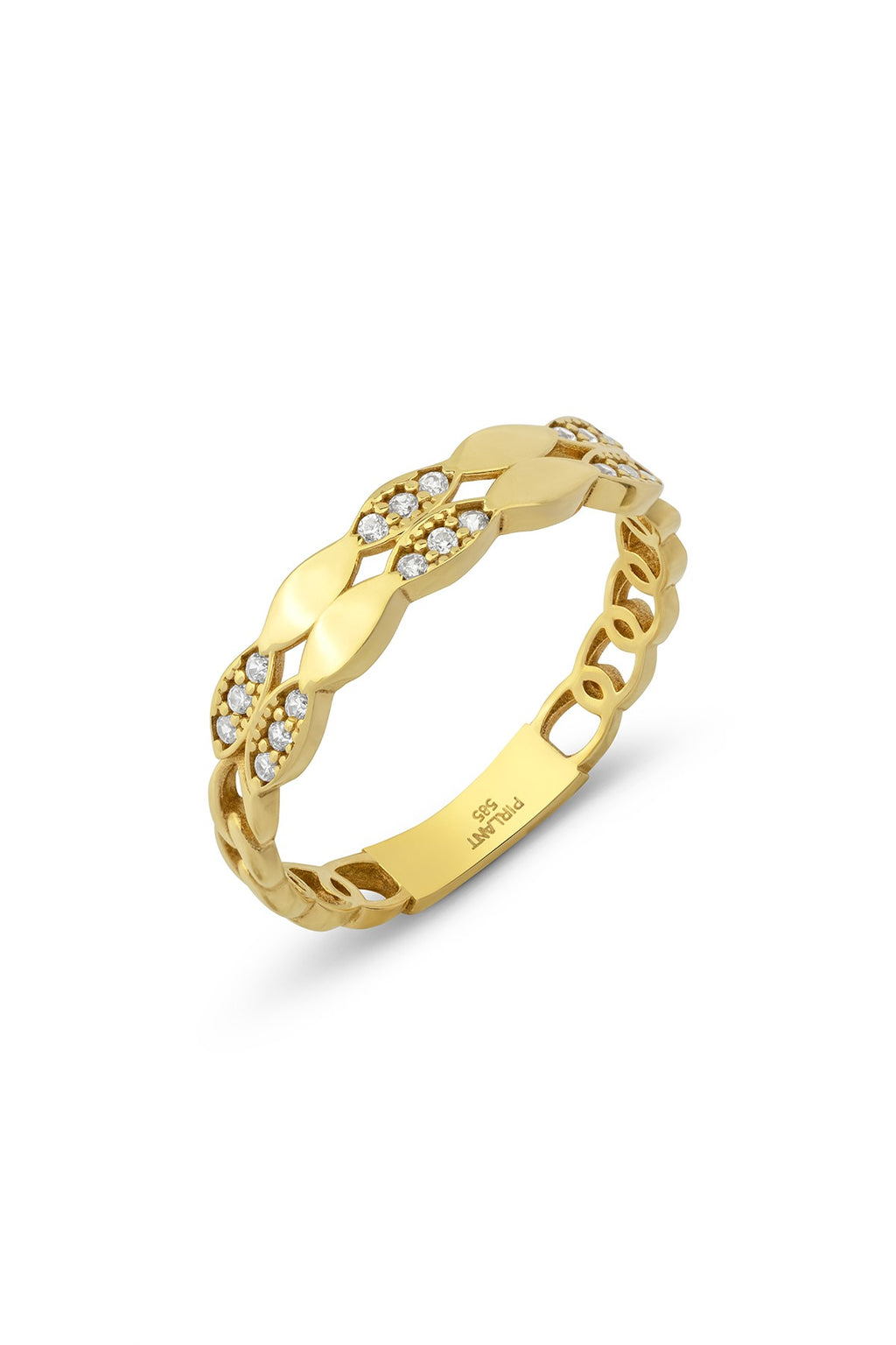 14K Stone-Set Gold Ring