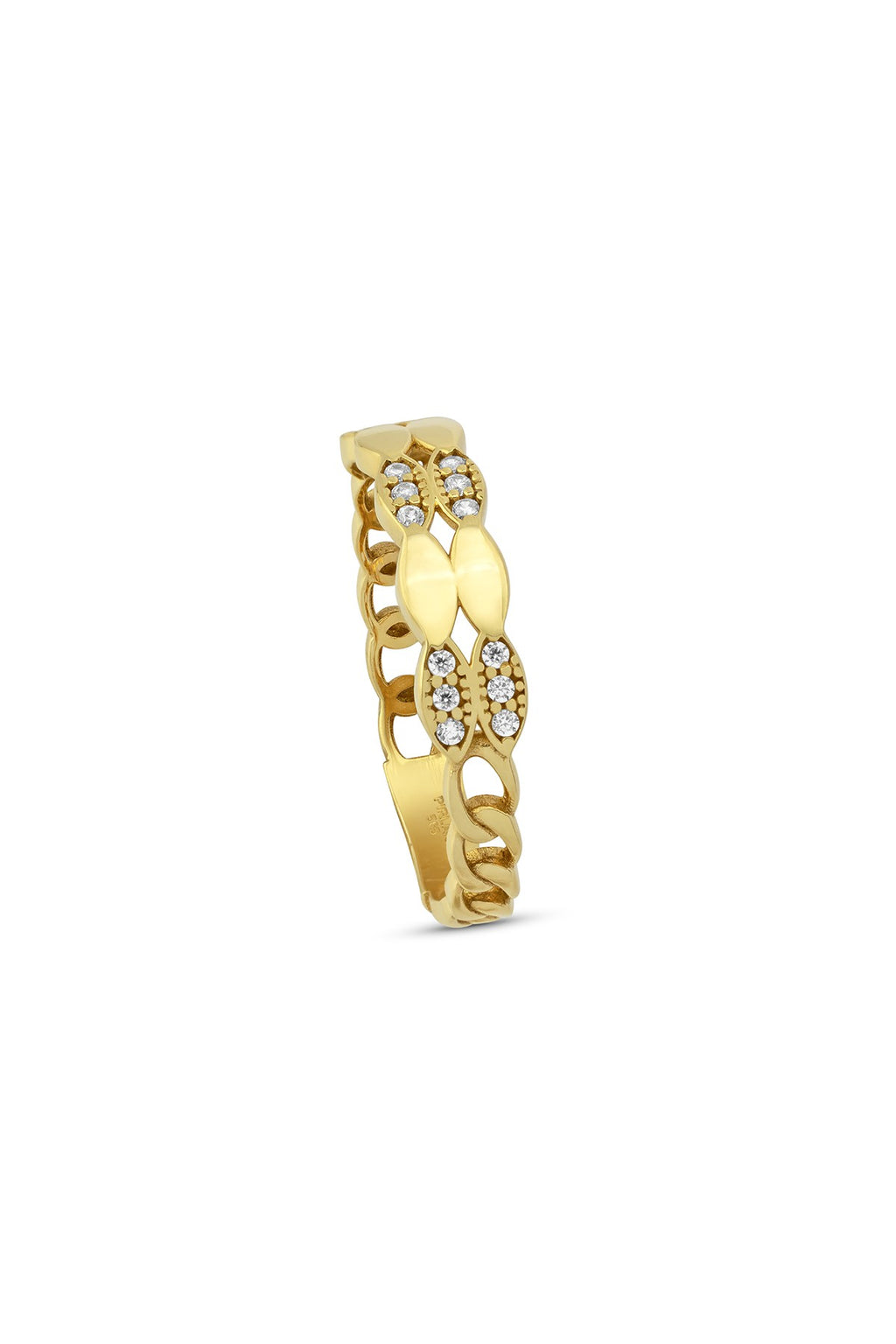 14K Stone-Set Gold Ring