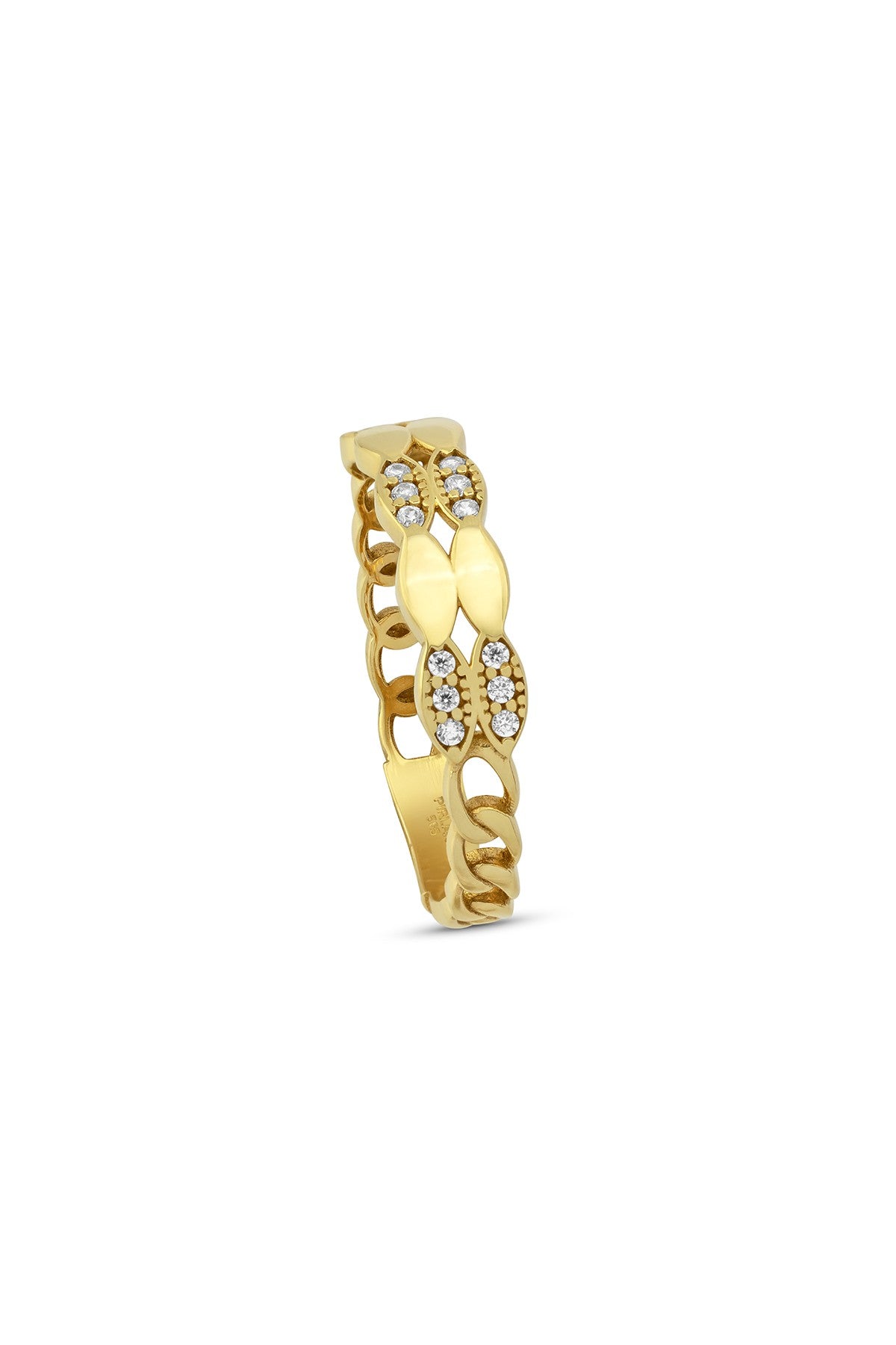 14K Stone-Set Gold Ring