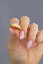 14K Stone-Set Gold Ring