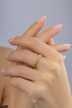 14K Chain Gold Ring