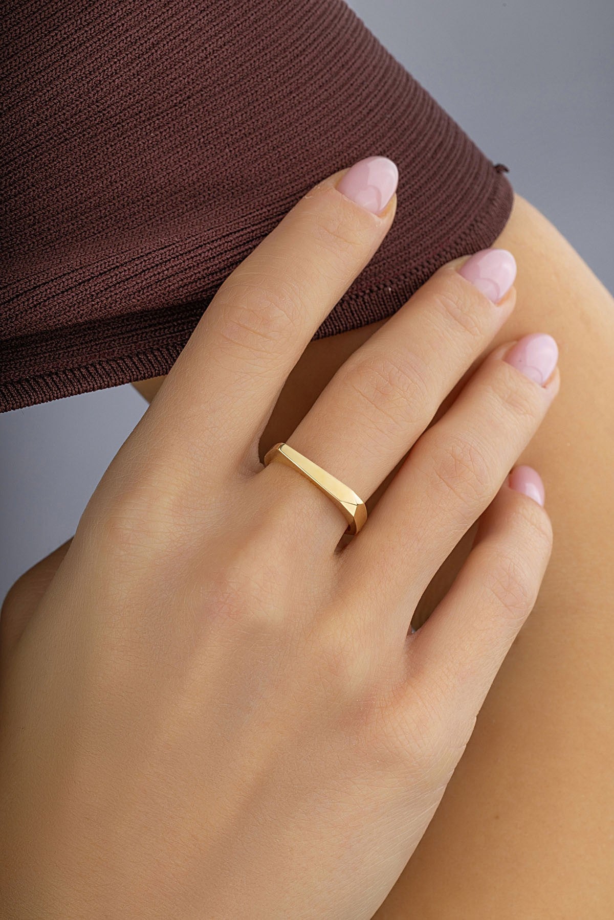 Mono Gold Ring