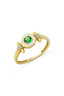 SeDaughtergen Green Stone-Set Gold Ring