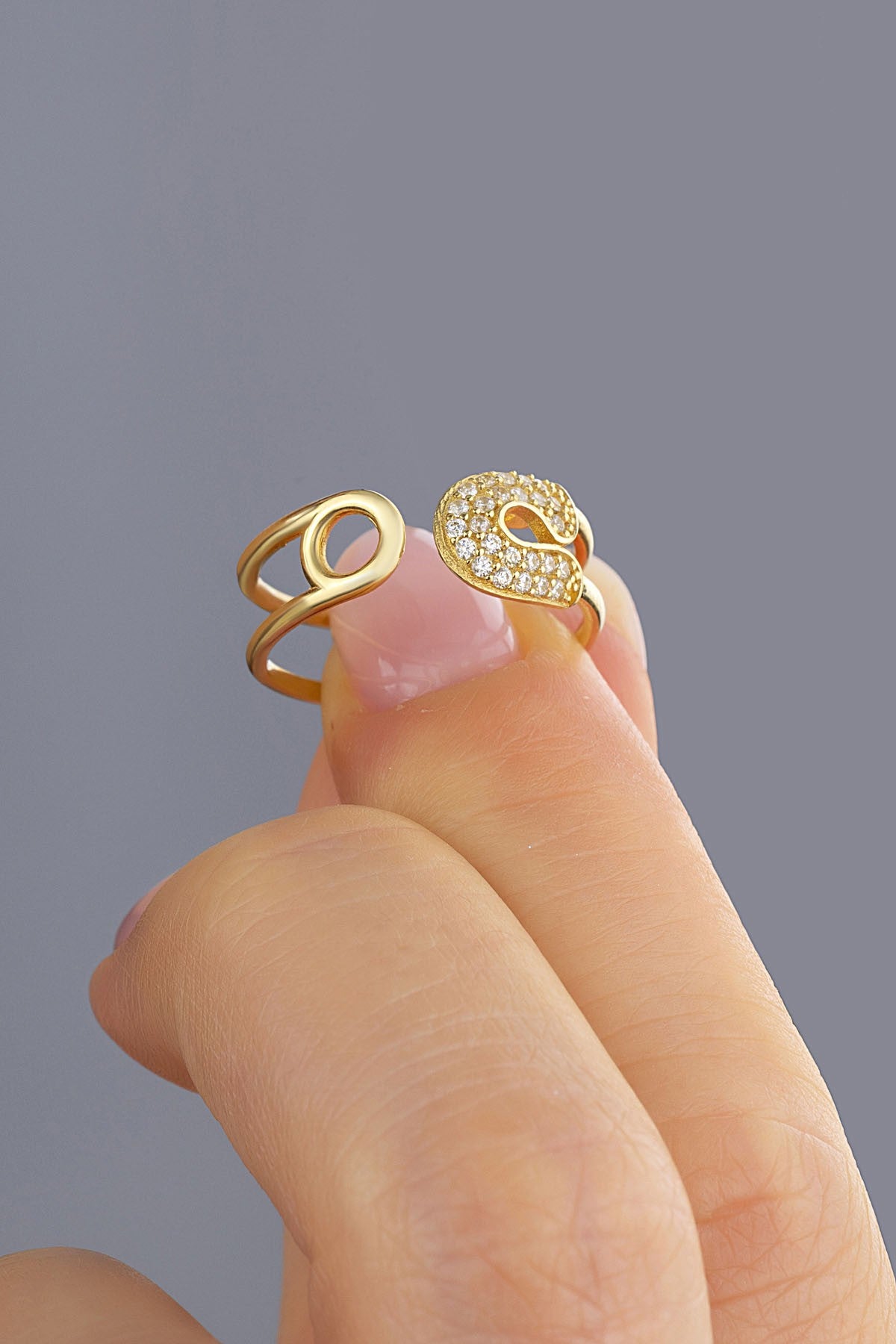 Duo Line Gold Ring