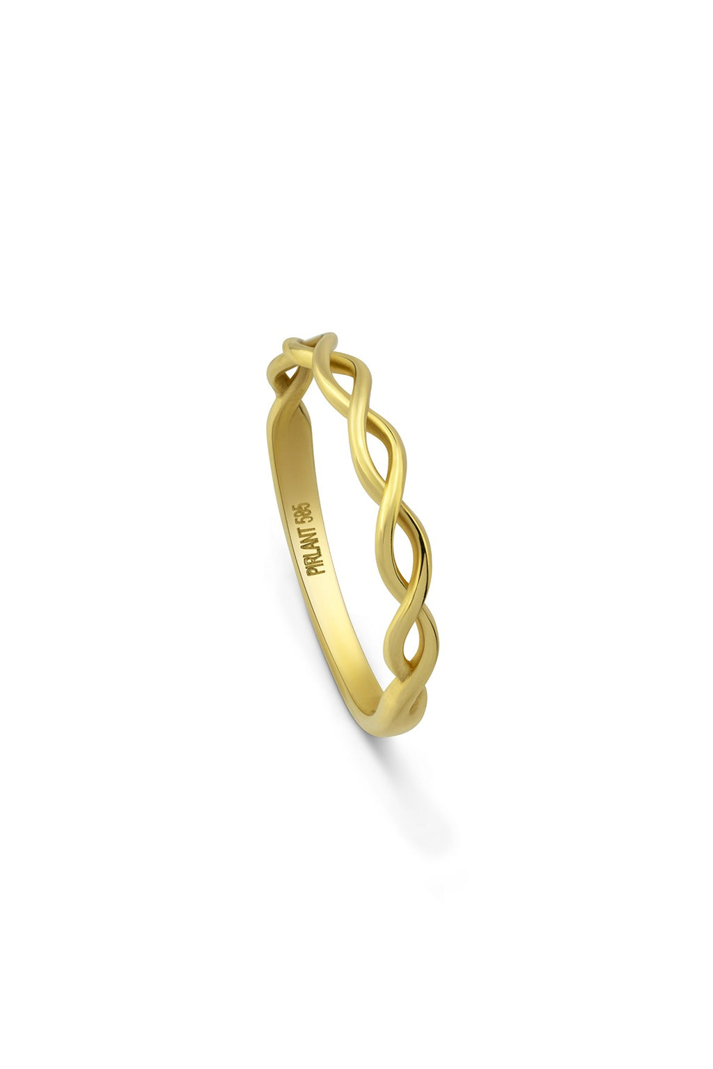 Modern Knot Gold Ring