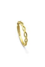 Modern Knot Gold Ring