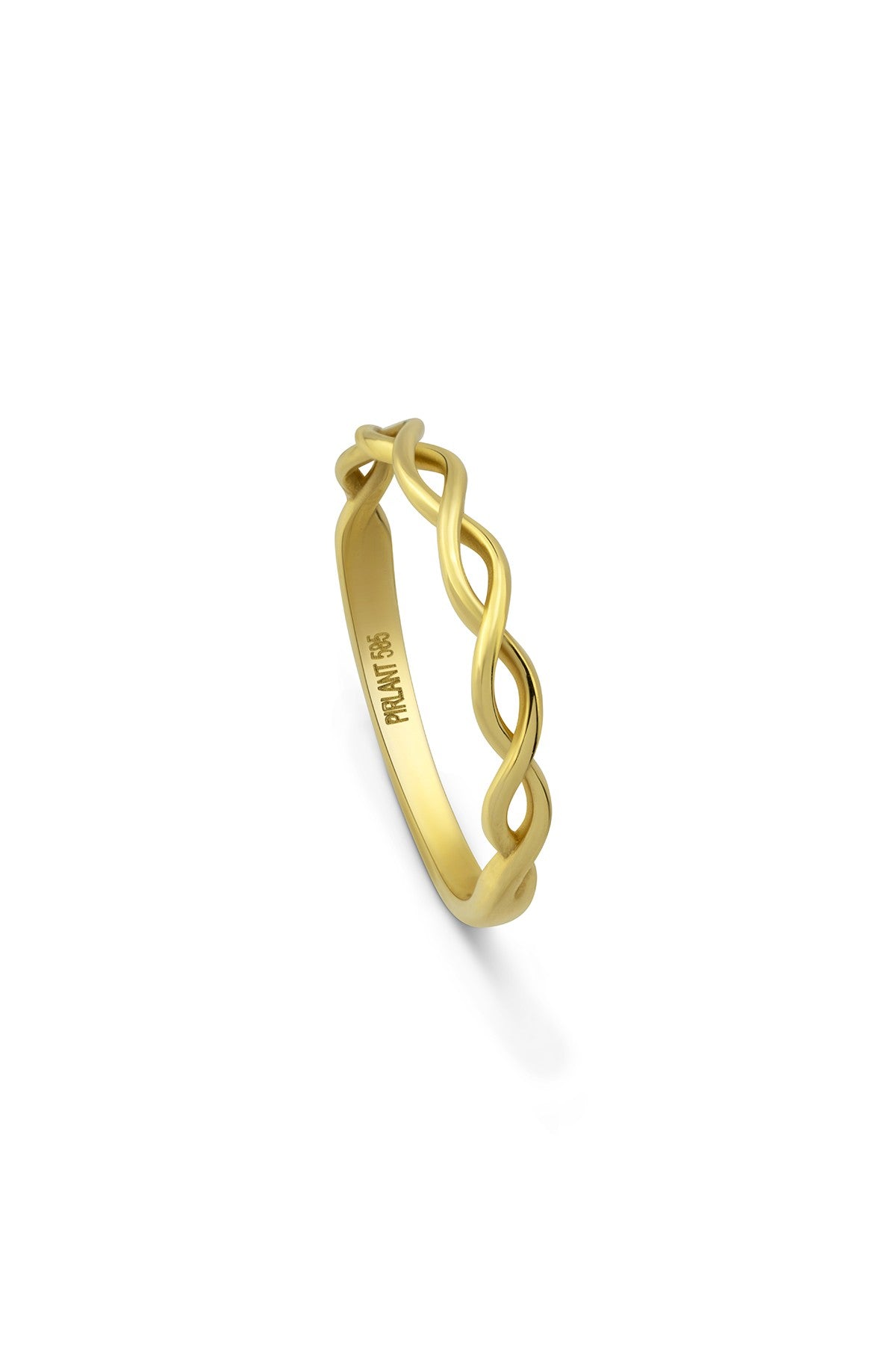 Modern Knot Gold Ring