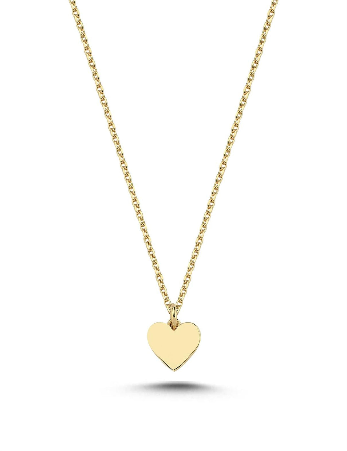 14K Heart Gold Necklace Main image