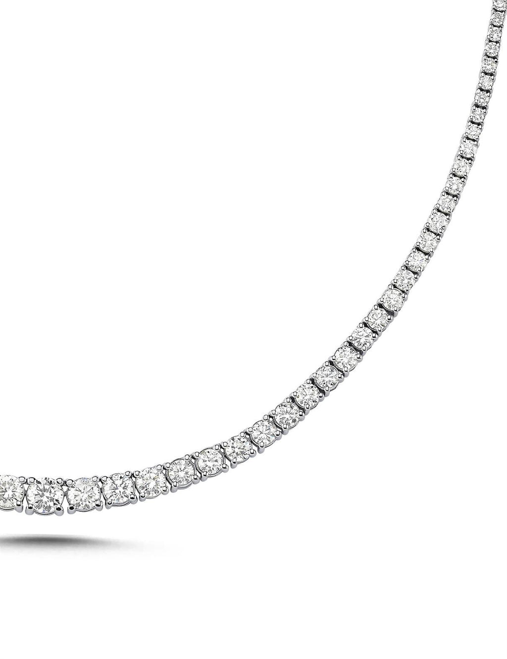 6.02 Carat Diamond Tennis Necklace
