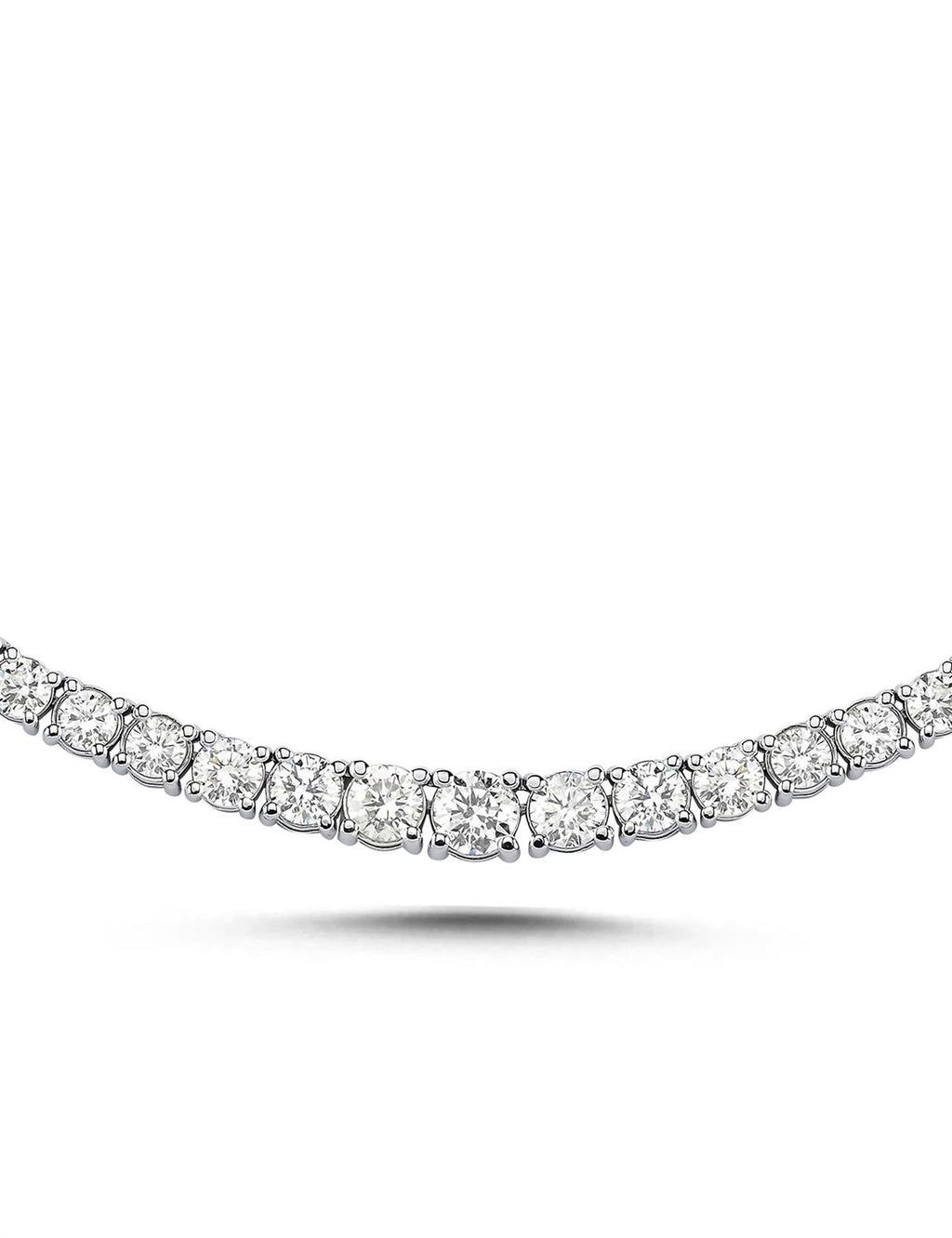 6.02 Carat Diamond Tennis Necklace