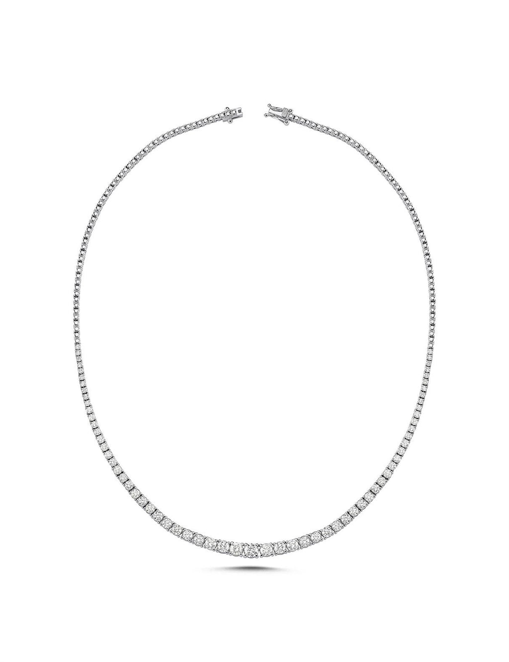 6.02 Carat Diamond Tennis Necklace