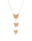 14K Butterfly Motif Gold Necklace