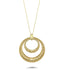 14K Hoop Gold Necklace